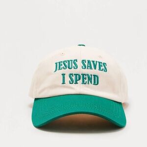 •Pass the Credit Card• Embroidered Lettering Adjustable Baseball Cap